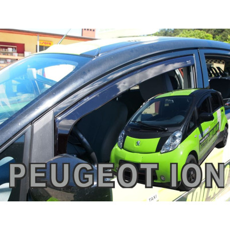 PEUGEOT ION 5d 2010 → Langų vėjo deflektoriai priekinėms durims