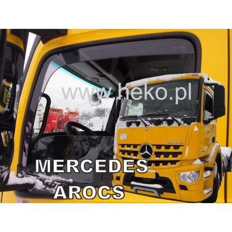 MERCEDES BENZ AROCS 2013 → Langų vėjo deflektoriai priekinėms durims