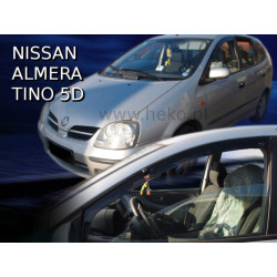 NISSAN ALMERA TINO 5 durų 2000 → 2006 Langų vėjo deflektoriai priekinėms durims