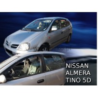 NISSAN ALMERA TINO 5 durų 2000 → 2006  (+OT) Langų vėjo deflektoriai keturioms durims