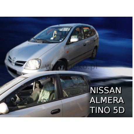 NISSAN ALMERA TINO 5 durų 2000 → 2006  (+OT) HTB Langų vėjo deflektoriai keturioms durims