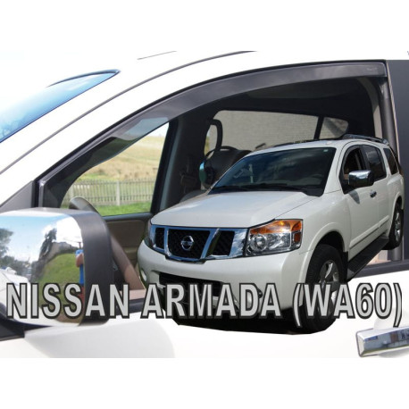 NISSAN ARMADA WA60 5 durų 2004 → 2016 Langų vėjo deflektoriai priekinėms durims