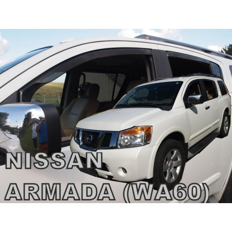 NISSAN ARMADA WA60 5 durų 2004 → 2016 (+OT) Langų vėjo deflektoriai keturioms durims