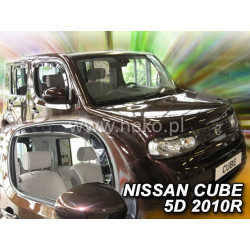 NISSAN CUBE 5 durų 2010 → Langų vėjo deflektoriai priekinėms durims