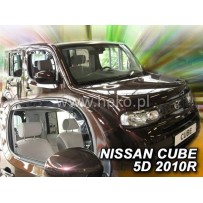 NISSAN CUBE 5 durų 2010 → Langų vėjo deflektoriai priekinėms durims