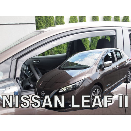 NISSAN LEAF II 5 durų 2017 → Langų vėjo deflektoriai priekinėms durims