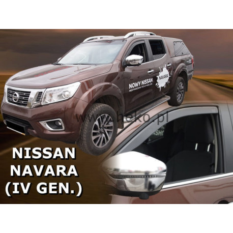 NISSAN NAVARA IV 4 durų 2014 → Langų vėjo deflektoriai priekinėms durims