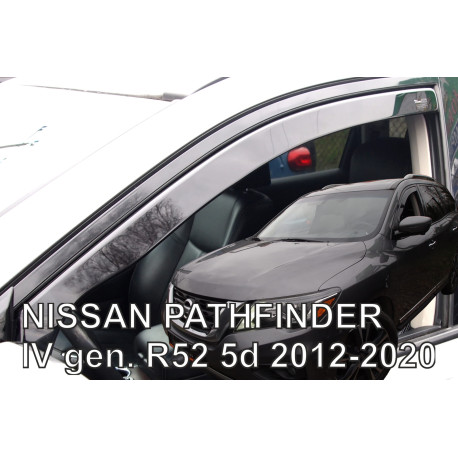 NISSAN PATHFINDER 5 durų 2012 → 2020 Langų vėjo deflektoriai priekinėms durims