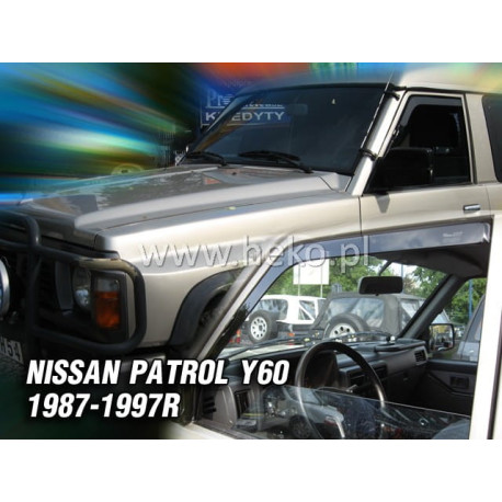 NISSAN PATROL GR Y-60 5 durų 1987 → 1997 (+OT) Langų vėjo deflektoriai keturioms durims