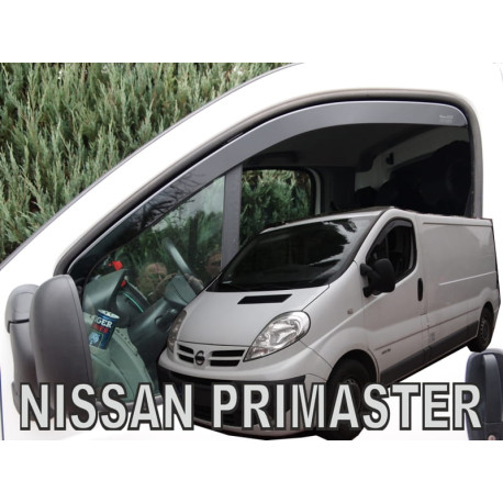 NISSAN PRIMASTAR  2 durų 2001 → 2014 Langų vėjo deflektoriai priekinėms durims