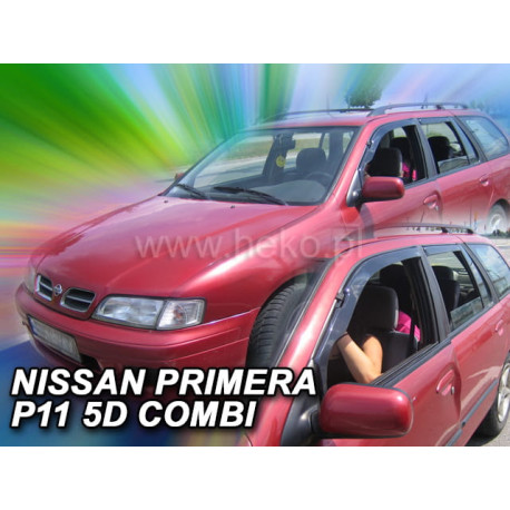 NISSAN PRIMERA P 11 5 durų 1996 →2002 (+OT) Karavanas Langų vėjo deflektoriai keturioms durims