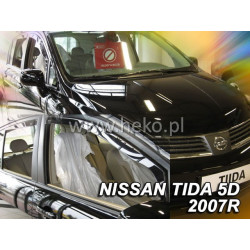 NISSAN TIIDA 4 durų 2007 → 2012 (+OT) (HTB) Hečbekas Langų vėjo deflektoriai keturioms durims