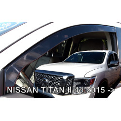 NISSAN TITAN 4 durų 2015 → Langų vėjo deflektoriai priekinėms durims