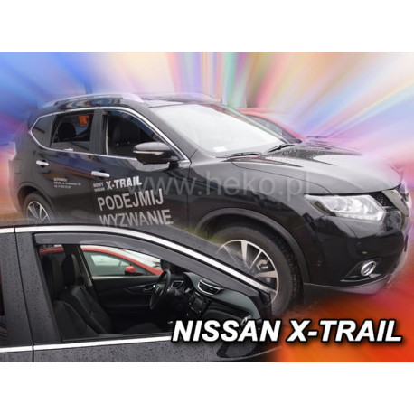 NISSAN X-TRAIL III (T32) 5 durų 2013 → 2021 Langų vėjo deflektoriai priekinėms durims