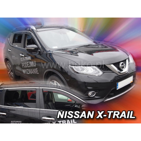 NISSAN X-TRAIL III (T32) 5 durų 2013 → 2021 (+OT) Langų vėjo deflektoriai keturioms durims