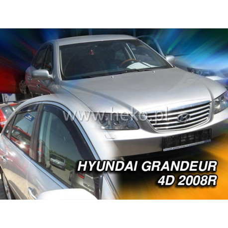 HYUNDAI GRANDEUR 4 durų TG 2005 → 2011 Langų vėjo deflektoriai priekinėms durims