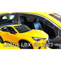 LEXUS LBX 5durų 2023 → (+OT) Langų vėjo deflektoriai keturioms durims