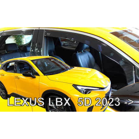 LEXUS LBX 5durų 2023 → (+OT) Langų vėjo deflektoriai keturioms durims