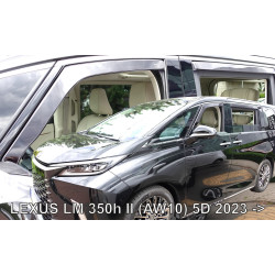 LEXUS LM 350h II (AW10) 5durų 2023 → (+OT) Langų vėjo deflektoriai keturioms durims