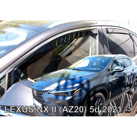 LEXUS NX 5 durų 2021→ (+OT) Langų vėjo deflektoriai keturioms durims