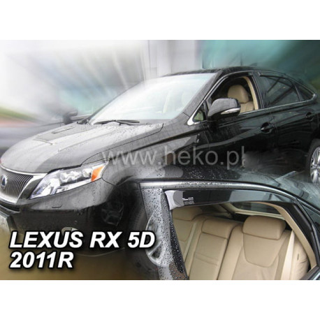 LEXUS RX 5 durų 2010 → 2015 (+OT) Langų vėjo deflektoriai keturioms durims