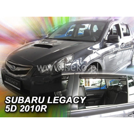 SUBARU LEGACY 5 durų 2009 → 2014 (+OT) COMBI Langų vėjo deflektoriai keturioms durims