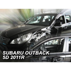 SUBARU OUTBACK 5 durų 2009 → 2014 Langų vėjo deflektoriai priekinėms durims