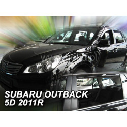 SUBARU OUTBACK 5 durų 2009 → 2014 (+OT) Langų vėjo deflektoriai keturioms durims