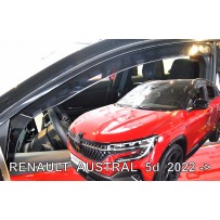 RENAULT AUSTRAL 5 dūrų 2022 → Langų vėjo deflektoriai priekinėms durims