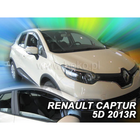 RENAULT CAPTUR 5 durų 2013 → 2019 Langų vėjo deflektoriai priekinėms durims