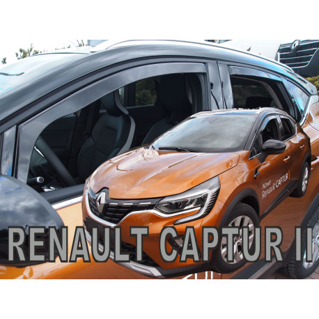 RENAULT CAPTUR 5 durų 2019 → (+OT) Langų vėjo deflektoriai keturioms durims