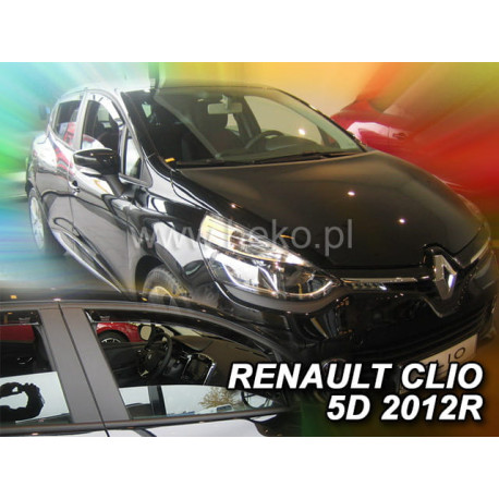 RENAULT CLIO GRANDTOUR IV 5 durų 2012 → 2019 Langų vėjo deflektoriai priekinėms durims