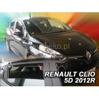 RENAULT CLIO IV 5 durų 2012 → 2019 (+OT) Langų vėjo deflektoriai keturioms durims