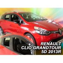 RENAULT CLIO GRANDTOUR IV 5 durų 2013 → 2019 (+OT) Langų vėjo deflektoriai keturioms durims