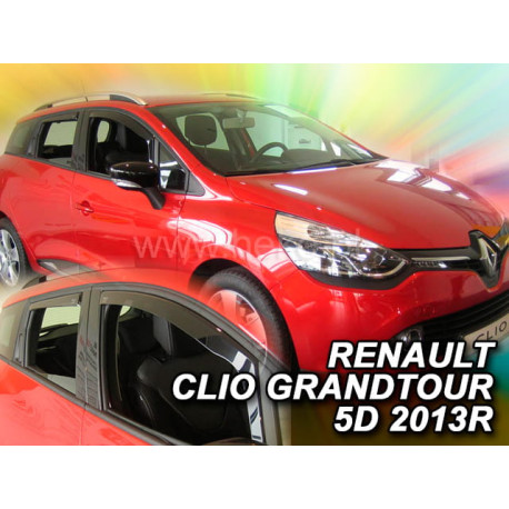 RENAULT CLIO GRANDTOUR IV 5 durų 2013 → 2019 (+OT) Langų vėjo deflektoriai keturioms durims