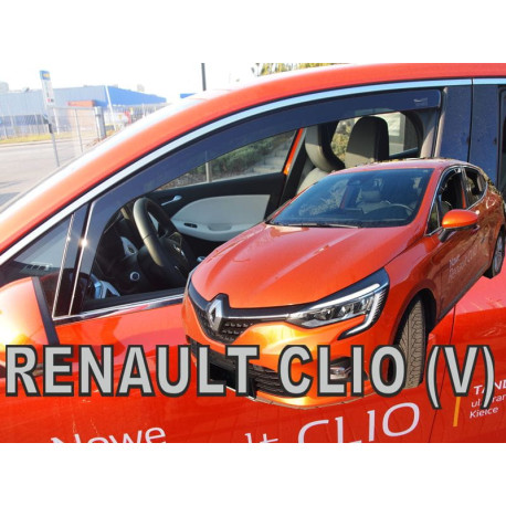 RENAULT CLIO 5 durų 2019 → Langų vėjo deflektoriai priekinėms durims