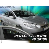 RENAULT FLUENCE 4 durų 2010 → Langų vėjo deflektoriai priekinėms durims