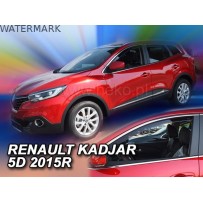 RENAULT KADJAR 5 durų 2015 → 2022 Langų vėjo deflektoriai priekinėms durims