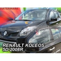 RENAULT KOLEOS 5 durų 2008 → 2017 Langų vėjo deflektoriai priekinėms durims