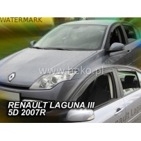 RENAULT LAGUNA III 5 durų 2007 → 2015 Langų vėjo deflektoriai priekinėms durims