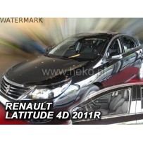 RENAULT LATITUDE 4 durų 2011 → 2015 Langų vėjo deflektoriai priekinėms durims