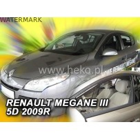 RENAULT MEGANE III 5  durų  2008 → 2016 Langų vėjo deflektoriai priekinėms durims