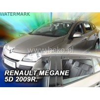 RENAULT MEGANE III GRANDTOUR 5 durų  2009 → 2016 (+OT) Langų vėjo deflektoriai keturioms durims