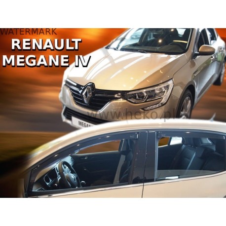 RENAULT MEGANE IV 5 durų 2016 → 2024 (+OT) Langų vėjo deflektoriai keturioms durims