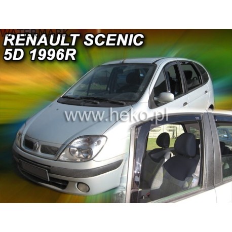 RENAULT SCENIC 5 durų 1996 → 2002 Langų vėjo deflektoriai priekinėms durims