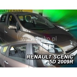 RENAULT SCENIC III/GRAND 5 durų 2009 → 2016 (+OT) Langų vėjo deflektoriai keturioms durims