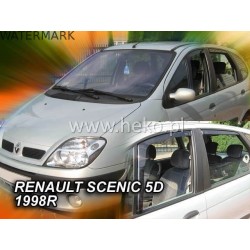RENAULT SCENIC 5 durų 1996 → 2002 (+OT) Langų vėjo deflektoriai keturioms durims