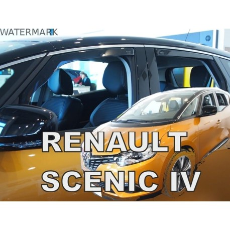 RENAULT SCENIC IV 5 durų 2016 → 2022 (+OT) Langų vėjo deflektoriai keturioms durims