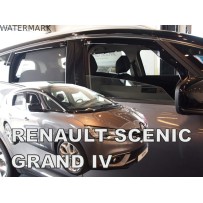 RENAULT GRAND SCENIC IV 5 durų 2016 → 2022 (+OT) Langų vėjo deflektoriai keturioms durims