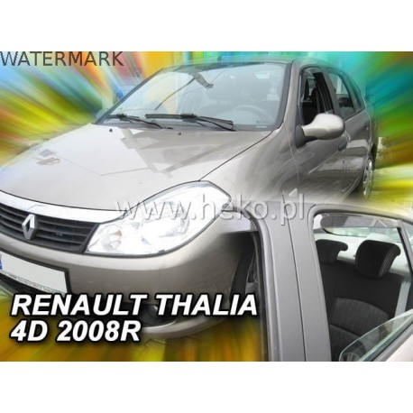 RENAULT THALIA 4 durų 2008 → 2013 (+OT) Langų vėjo deflektoriai keturioms durims